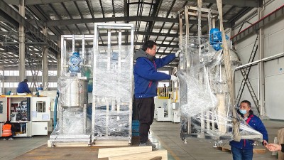 自動供（gòng）膠係統預攪拌桶完成交付--浙江嘉興橡膠減震客戶
