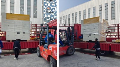 安徽汽車零部件客（kè）戶的40工位自動噴膠機成功發貨