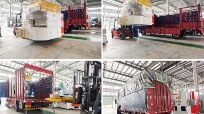 寧波汽（qì）車底（dǐ）盤部件客戶驗收後 噴膠機（jī）正式發貨（huò）